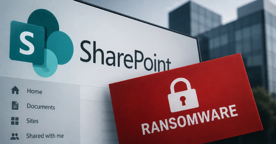News article thumbnail: Warlock Exploits SharePoint Flaws to Disable Security Tools and Deploy Ransomware